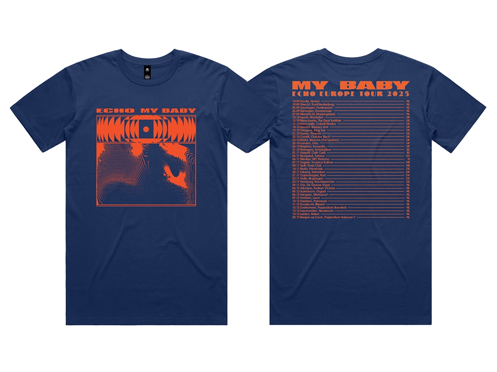 EU Tour 2025 t-shirt Blue